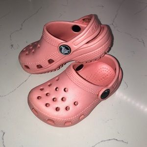Pink crocs c5
